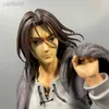 Anime Manga 30 cm Attacco su Titano Eren Jaeger Figura PVC Anime Action Figure Teste sostituibili Figurine Doll Regali da collezione per bambole ragazzi 240401