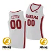 Grant Nelson Aaron Estrada Alabama Basketball 2024 Maillot Final Four Homme 0 Kris Parker 4 Davin Cosby Jr. 10 Mouhamed Dioubaté Maillots Crimson Tide cousus