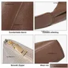 Outdoor Bags Foxer Evening 2024 Vintage Women Large Handbag Soft Pu Leather Solid Color Lady Shoder Casual Composite Bag Girls Totes D Oth8A