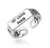 New Arrival Letter Open Ring Vintage Women Girl Letter Ring for Gift Party High Quality Jewelry Accessories Whole2062131