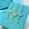 Necklace Designer For Women Fashion Pendant Unlocking Keytitanium Steel Diamond Valentine Day Gift Necklaces Choker Chain Jewelry