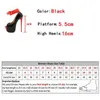 Klänningskor Spring Autumn Red Ankle Strap Platform Women Pumpar Sexig Peep Toe Slingback High Heels Stiletto Fashion Runway Pole Dance Shoes H240401