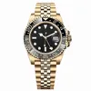 Męskie zegarek AAA Designer Watches 40 mm Black Dial Automatyczna mechaniczna moda Moda klasyczny Wodoodporne Wodoodporne Sapphire Sapphire Ceramiczne zegarki Dhgate