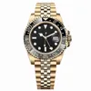 MENS Titta på AAA Designer Watches 40mm Black Dial Automatic Mechanical Fashion Classic Style rostfritt stål Vattentäta lysande safir keramiska dhgate -klockor