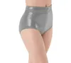 Damesbroeken Capri Elastische taille Metallic slips Cheer Booty Shorts Rave Dance Bot Wetlook Panty Zwemondergoed Jazzkostuums Drop D Dheuf