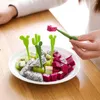 Gafflar Eco Friendly Plastic Party Decor for Children Children Snack Cake Toothpick Table Seary Picks Fruit Fork