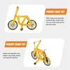 Otros suministros para pájaros Parrot Bicycle Toy Riding Bike Pet Creative Playthings Juguetes de entrenamiento de plástico
