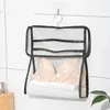 Sacs de rangement étanche sac suspendu salle de bain sous-vêtements douche cintre toilette serviette de bain vêtements téléphone portable organisateur accessoire