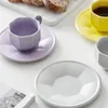 Tassen Untertassen Nordic Kreative Geometrie Keramik Kaffeetasse Mit Küche Party Trinken Ware Wohnkultur Geschenke