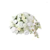 Decorative Flowers & Wreaths Big Flower Ball Wedding Background Decoration Road Collar Christmas Home El Drop Delivery Garden Festive Dh8Zh