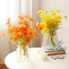 Fleurs décoratives Imitation marguerite camomille néerlandais chrysanthème persan en plastique artificielle soie maison Vases fleur organiser décoration