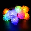 LED Strings 4 Meter 20 Leds Kleurrijke Pine Cone String Fairy Lights Xmas Bruiloft Decor Vakantie Verlichting YQ240401