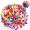 Dog Apparel Cute Dogs Bows Hair Head Flower Bowknot Rubber Band Pets Cat Accessories Grooming Pet Supplies 6PCS