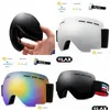 Ski Goggles Elax Brand New Outdoor Sport Maski Szklanki narciarskie Snow Snowboard S Mężczyzn Snowmobile Oczoce Dowód Sport Sports OtCGB