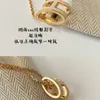 Fashion Quality Horse Buckle Pig Same High Version Female Letter H Necklace Valentines Giftwith logo