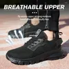 Bottes ZLMY Chaussures de sécurité Hommes Steel Toe Sneaker Léger Anti-crevaison Travail Homme Respirant Travail Anti-Smash