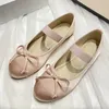 Женские квартиры Mary S Canle S Spring Fashion Fashion Fashion Fashion Swee Ballet Flat Slides Ladies Owner Sandals обувь 240321