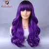 Syntetiska peruker Europeiska och amerikanska peruk stora vågor Långt lockigt hår Fashion Chemical Fiber Wig Full Head Cover Y240401