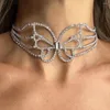 Stonefans – collier papillon exquis pour femmes, accessoires tendance, creux, gros cristal, bijoux de fête, 2024