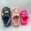 Sandals Femmes Bubble Slides Funny Massage Ball With Charms Slippers for Kids Platform Str House 230512 N9SQ #