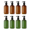 Liquid Soap Dispenser Shampoo Water Bottle Plastic Hand Sanitizer Cosmetic Packaging Material Dropship