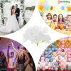 Fleurs décoratives 12 pièces têtes d'hortensia en soie artificielle décor de mariage à la maison bricolage