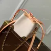 Mini Bucket Bag Designer Noe Purse Cowhide Shoulder Bag Designer 10A Mirror Quality Luxury Chain Bag med Box L310