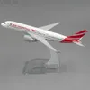 Модель самолета 1/400 Airbus A350 Air Mauritius Миниатюрная модель самолета 16 см Игрушечный самолет из сплава Для детей Подарок для коллекции YQ240401