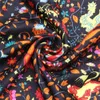 POBING TWILL SILK SCARF Kvinnor sjalar Skogsdjur tryck Stoles Bandana Kerchief Hijab Square Scarves Wraps Silk Foulards 130cm 240314