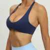 Soutiens-gorge Soutien-gorge de sport pour femmes Gym Sport Crop Top Sexy Push Up Soutien-gorge noir Dos nu Vêtements de yoga en plein air Fitness Run Sportswear Woman Gym