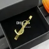 Designer Golden Letter Hair Clips Hairpins Barrettes INS Style Women Daily Hairclips Hair Pins With Gift Box