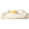 Housses de chaise crème polaire coton canapé serviette plus épaisse peluche couverture chaude doux antidérapant universel canapé coussin salon décor à la maison hiver