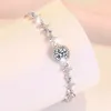 Bracelet Moisanite Certifié Real GRA pour femmes S925 Sterling Silver Diamond Link Bracelets Fine Bijoux pour le mariage de la fête