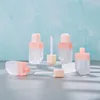 Bouteilles de stockage 10pcs 5ml crème glacée lèvre glaze tube bricolage rouge à lèvres vide injection transparent lipgloss rechargeable matériel d'emballage cosmétique