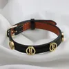 Ronde holle letterarmband Verstelbare leren armband Dames herenmode horlogeband armband Trendy polslus Casual traditionele charme polsbandje