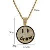 Accessoires tendance chanteur hip-hop Justin Bieber pendentif assorti