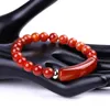 Charme pulseiras vendendo pulseira de ponte de cristal para mulheres tigre olho pedra ágata preta jóias elegantes femininas