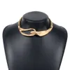 N11497 Trendy Street Photo Necklace Fashion ZA Samma stil Personlig metallstruktur Tung industrin Halsband för kvinnor