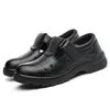 Bottes hommes mode chaussures de sécurité respirantes en cuir véritable embout en acier sandales travail d'été en plein air travailleur chaussures de sécurité