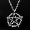 Pendanthalsband Lucifers Mark Pentagram Steampunk Gothic Jewelry Witchcraft Amet Occt Wiccan Halsband Dropendant Drop Delivery Pend Dhufq