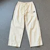 Pantalon grande taille pour hommes, col rond, vêtements d'été de style polaire brodés et imprimés avec street pur coton 56d6t