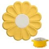 Bordmattor Silikon Pad Daisy Shape Pot Trivets för köksbänkvärmebeständiga hållare Pan- och krukor bord