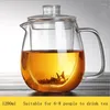 Teaware Sets 600ML Glass Teapot For Stove Heat Resistant High Temperature Explosion Proof Tea Pot Infuser Milk Set Household