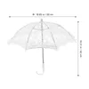 Parapluies Vêtements Blanc Dentelle Parapluie Enfant Vintage Décor Pour La Décoration En Acier Inoxydable Enfants Po Prop