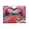 Décorations de mariage Fleurs artificielles Rose Ball Soie Pomander Embrasser Boules Fleur Pour La Maison Jardin Marché Drop Livraison Fête Événement DHP1Y