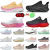 2024 Hot Pink Cloud Running Shoes Clifton 9 Bondi 8 One Free People Bege Laranja Triplo Preto Branco Carbono X X2 Tênis Mens Womens Sneakers Dhgate