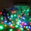 LED Snaren 3 Meter Bal Guirlande Verlichting Draagbare Kerst 3D Decor Lamp DIY Decoratie Fairy String Outdoor YQ240401