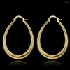 Hoop Earrings Charms 18K Gold Wedding Party Fashion Jewelry 925 Sterling Silver For Women Brands Christamas Gifts