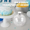 Vaser 10st transparent glödlampa flaska tom diy multifunktionell vattendrickning