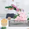 Vaser blommor stamhållare för vasarrangemang spiral ikebana hållare diy bouquet creator hem bröllop dekor